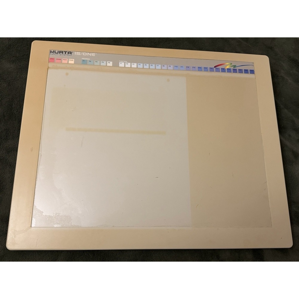 Kurta IS/ONE 12x17 Digitizing Tablet Input System Powers On Vintage CAD